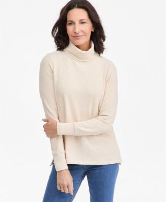 Women's Long-Sleeve Thermal Turtleneck Top