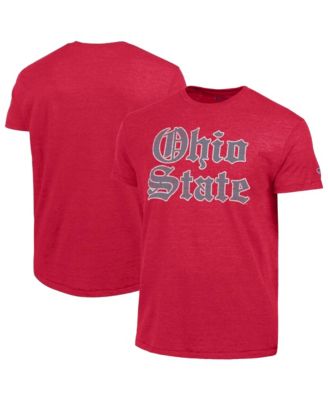 Men's Scarlet Ohio State Buckeyes Triumph Tri-Blend T-Shirt