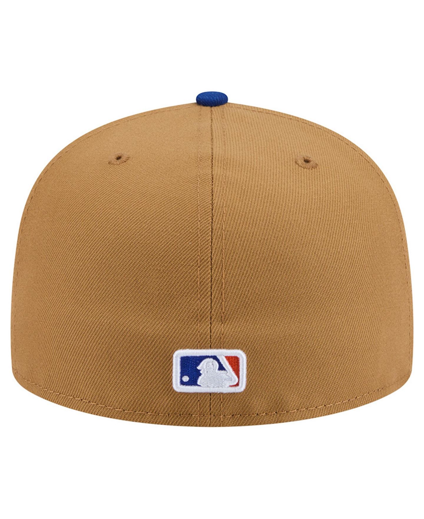 Мужская кепка New Era Tan New York Mets Fruit Sticker 59FIFTY Fitted Hat — фото 3