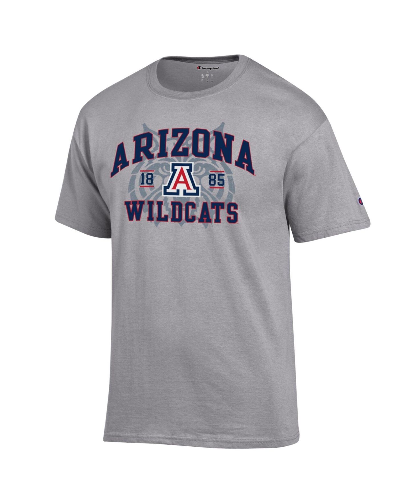 Мужская футболка Champion Heather Gray Arizona Wildcats Varsity — фото 3