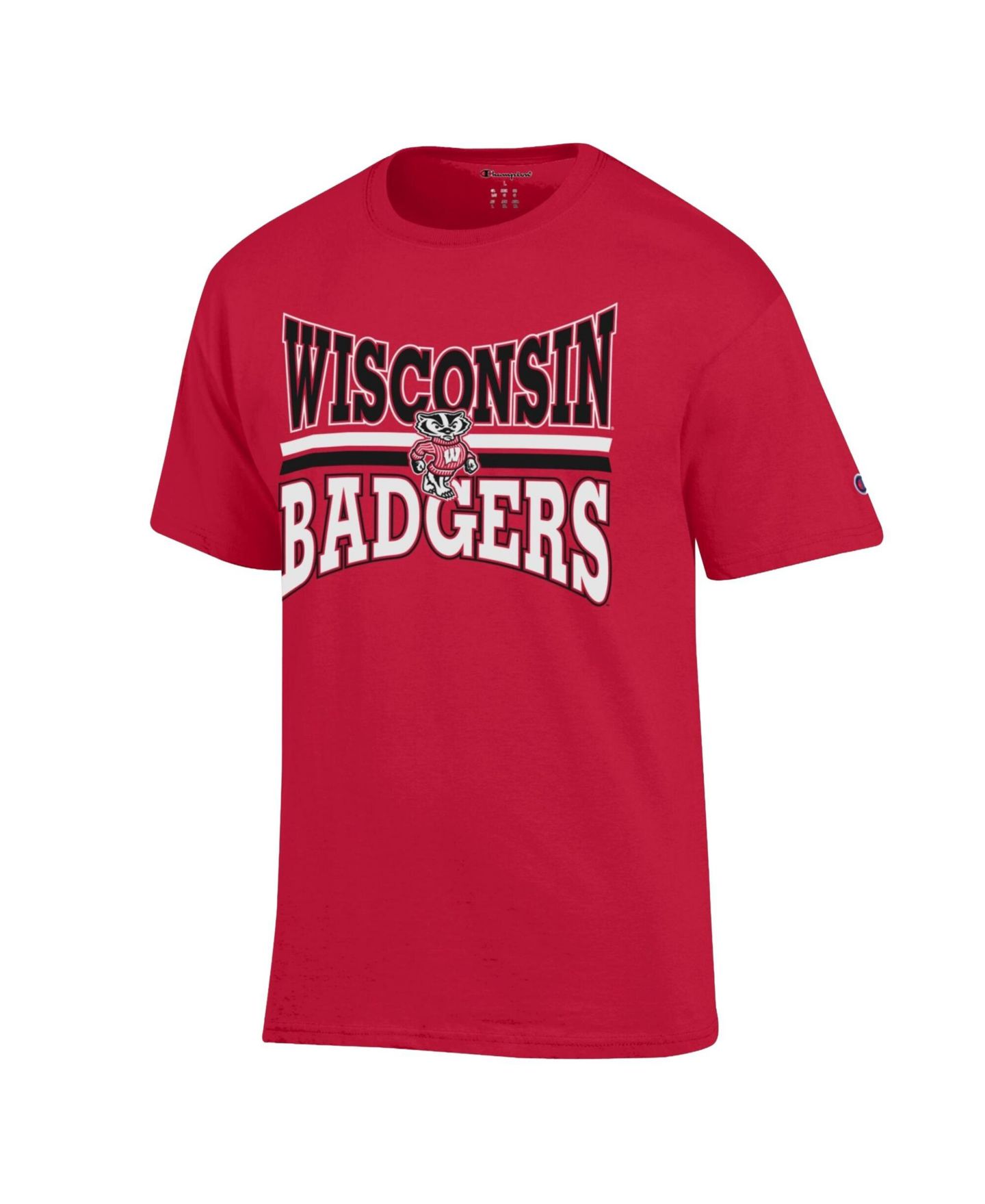 Мужская футболка Champion Red Wisconsin Badgers Team Zoom — фото 3