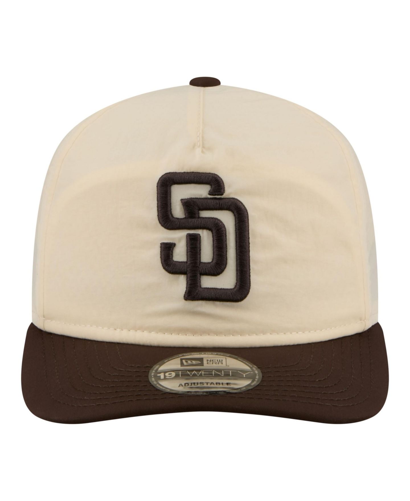 Мужская кепка New Era Cream/Brown San Diego Padres Everyday 19TWENTY Adjustable Hat — фото 4