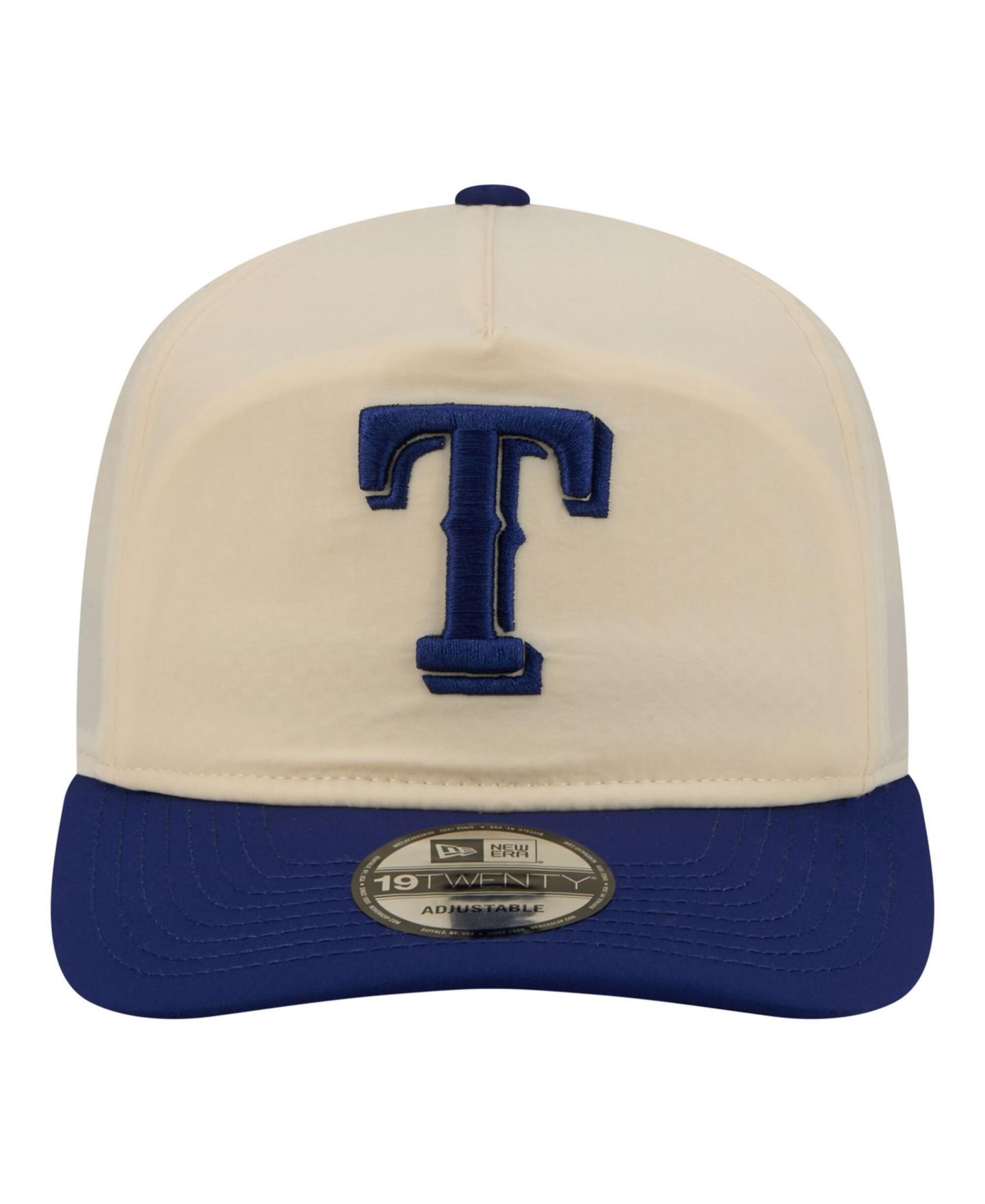 Мужская кепка New Era Cream/Royal Texas Rangers Everyday 19TWENTY Adjustable Hat — фото 3