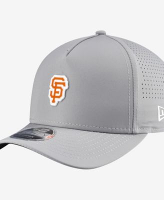 Men's Gray San Francisco Giants Micro Logo 9FORTY M-Crown A-Frame Adjustable Hat