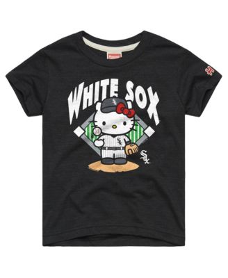 Big Boys and Girls Charcoal Chicago White Sox Hello Kitty x MLB Tri-Blend T-Shirt