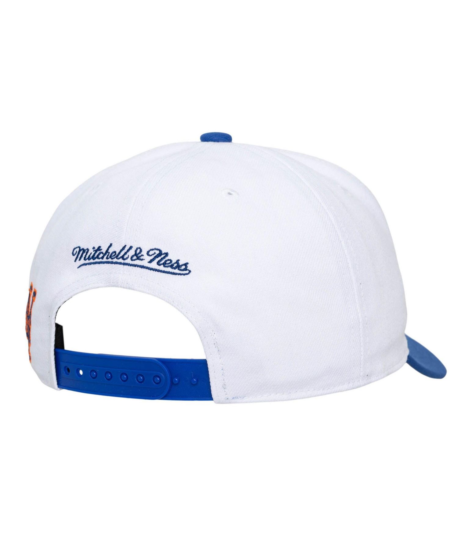 Men's and Women's White/Royal New York Mets XL Script Pro Crown Adjustable Hat