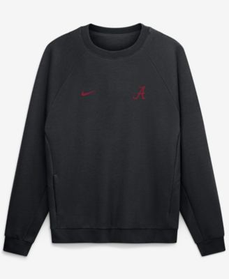 Men's Black Alabama Crimson Tide Premium Performance Raglan Dri-FIT Sweatshirt
