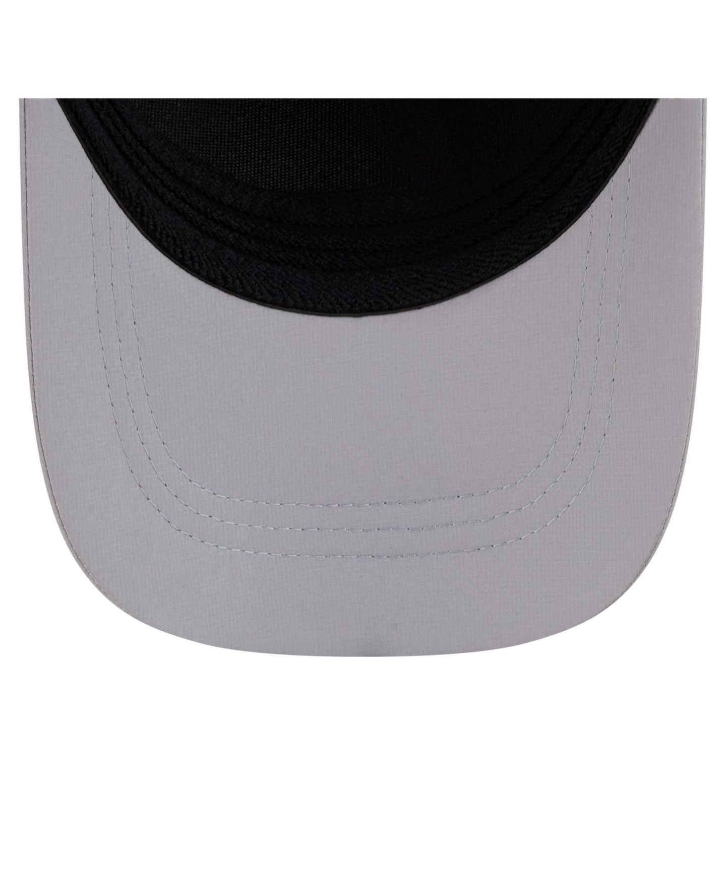 Мужская кепка New Era Gray New York Mets Patch 39THIRTY A-Frame M-Crown Perforated Flex Hat — фото 4
