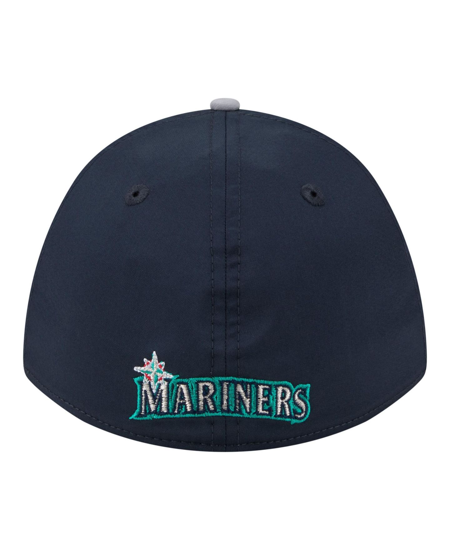 Мужская кепка New Era Navy/Gray Seattle Mariners Rope M-Crown A-Frame 39THIRTY Flex Hat — фото 3