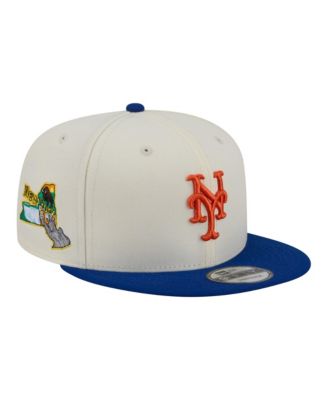 Men's Cream/Royal New York Mets Localized 9FIFTY Snapback Hat