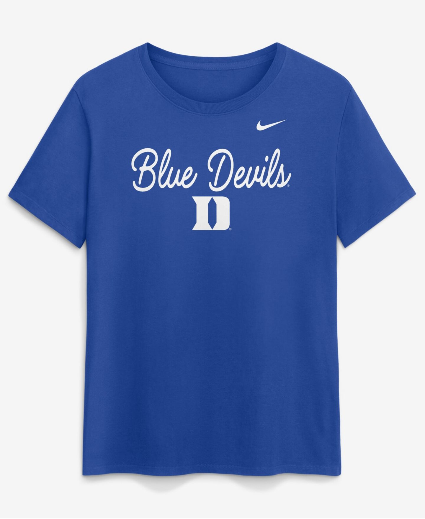 Женская футболка Nike Royal Duke Blue Devils Script Mantra Logo — фото 2