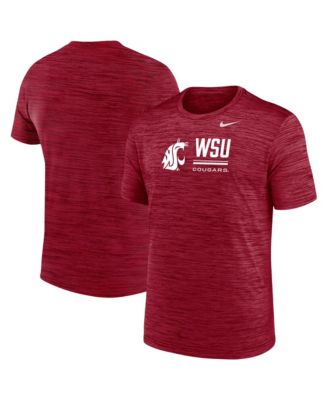 Men's Crimson Washington State Cougars Velocity Dri-FIT T-Shirt