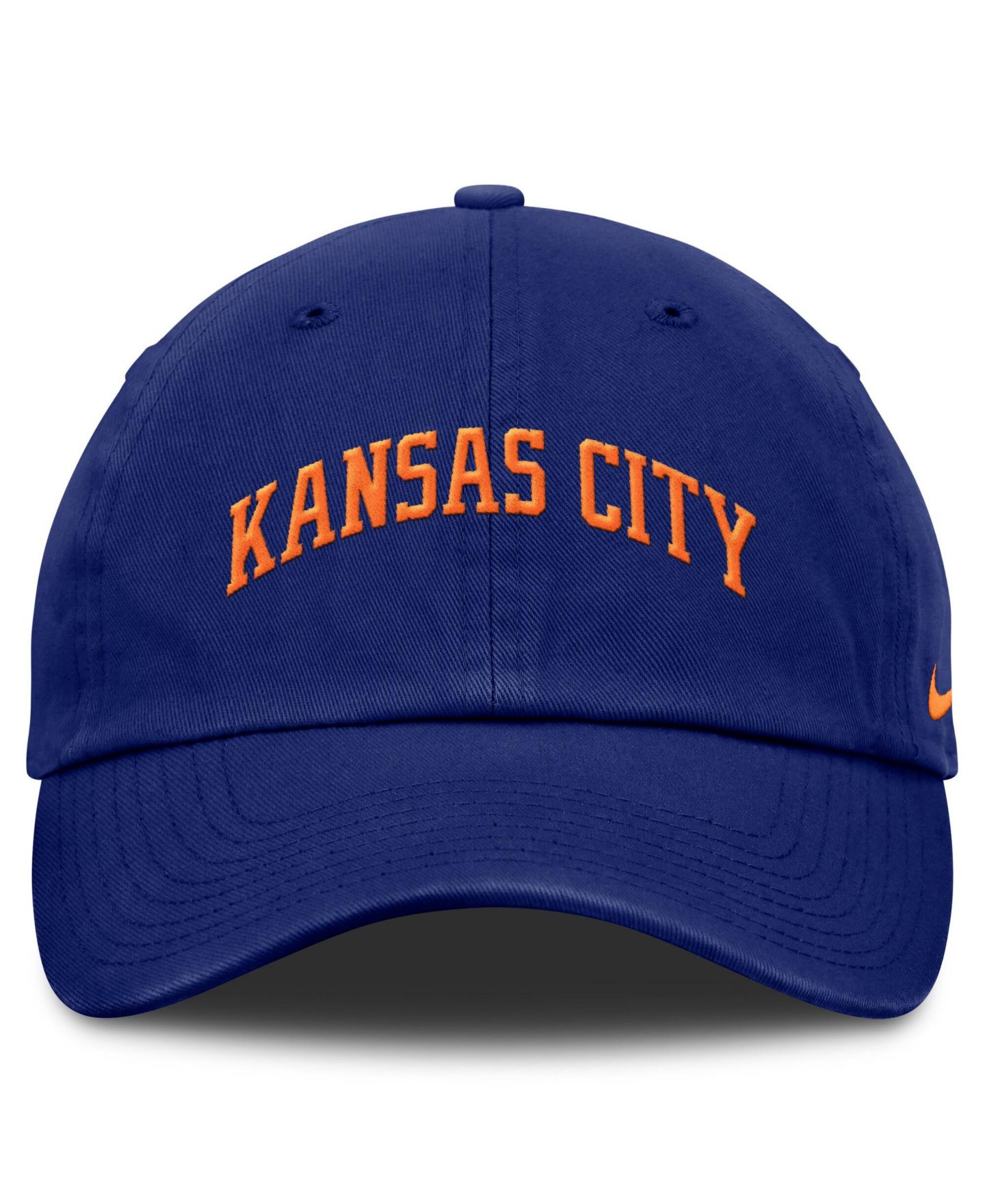 Мужская кепка Nike Deep Royal Kansas City Royals Club Adjustable Hat — фото 4
