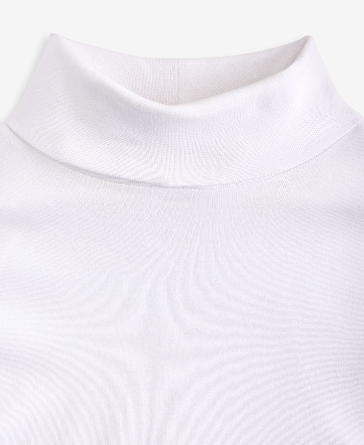 Мужская рубашка Club Room Solid Turtleneck, цвет: Яркий белый — фото 2