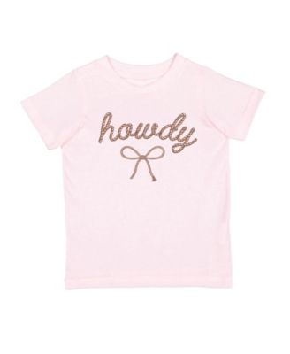 Toddler Girls 2T- 4T Howdy Darling Western Short Sleeve T-Shirt