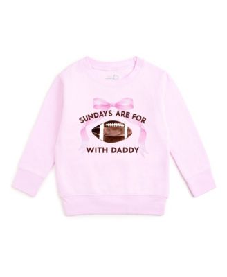 Baby Girls Sundays Are For Football Sweatshirt