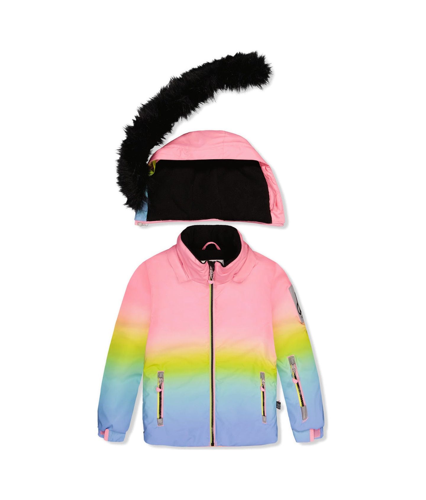 Комплекты Deux par Deux Two Piece Play Snowsuit для девочек-малышей, цвет: Разноцветный градиентный — фото 9