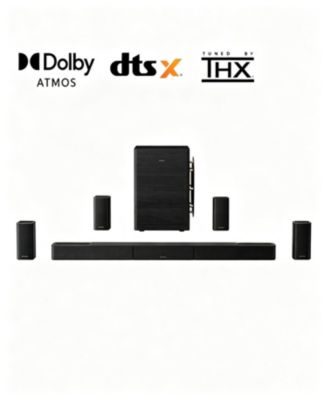 Skywave X100 9.1.6 THX-Tuned Wireless Surround Sound System w/Dolby Atmos & DTS:X, 10" Subwoofers, 1500W Peak Power