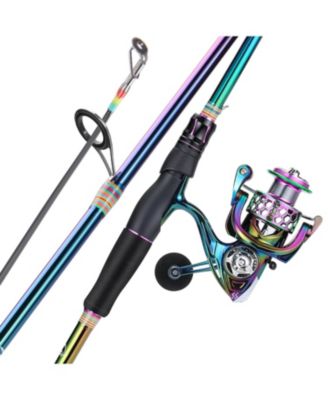 2.1/6'10'' Spinning Rod Reel Combo Portable Freshwater Trout