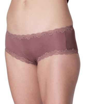 Women's Soft Silk Lace-Trim Briefs Underwear