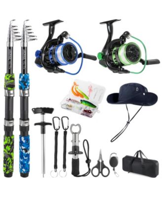 6.9ft Telescopic Fishing Rod Reel Combo Set
