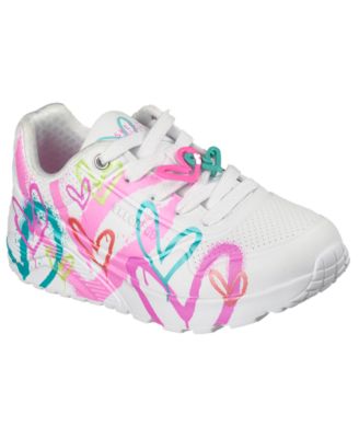 Little Girls J Goldcrown: Uno Lite - Flutter Hearts Lifestyle Sneakers from Finish Line