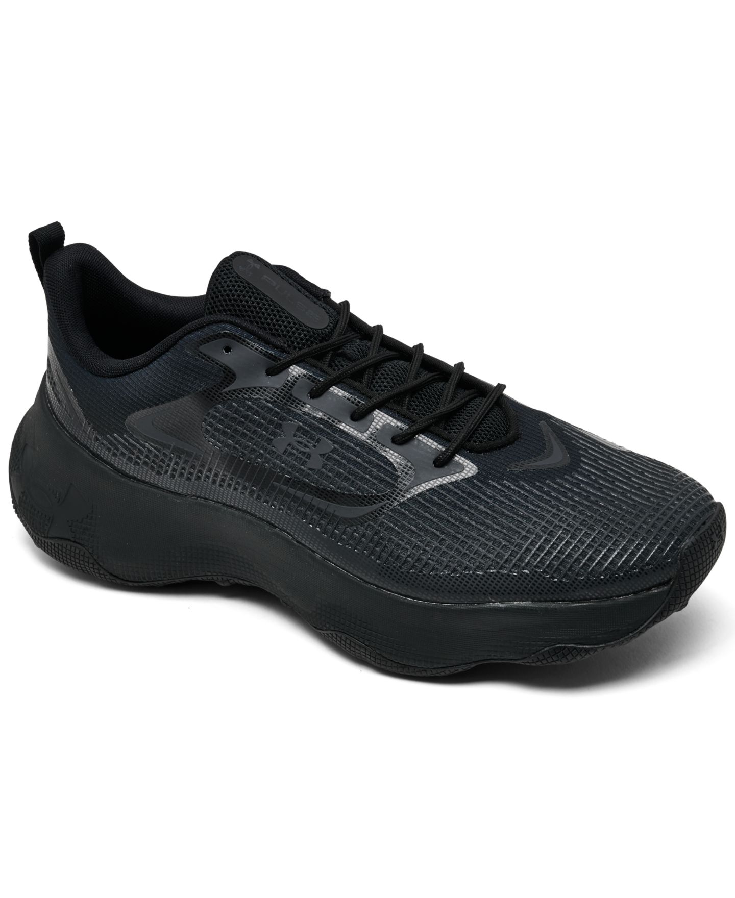Мужские кроссовки Under Armour Pulse Lifestyle, цвет: Чёрный — фото 1