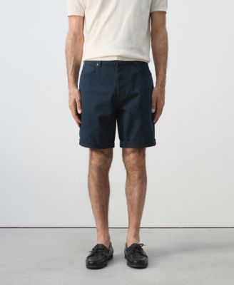 Men's Slim-Fit Denim 9.45" Bermuda Shorts