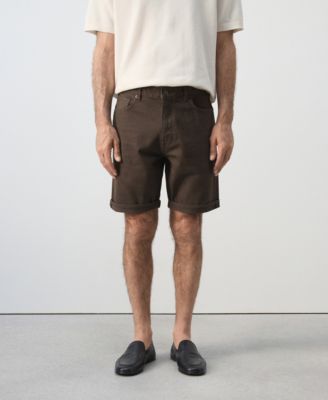 Men's Slim-Fit Denim 9.45" Bermuda Shorts