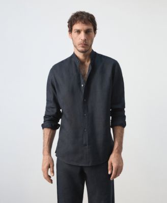 Men's Regular-Fit Linen Shirt