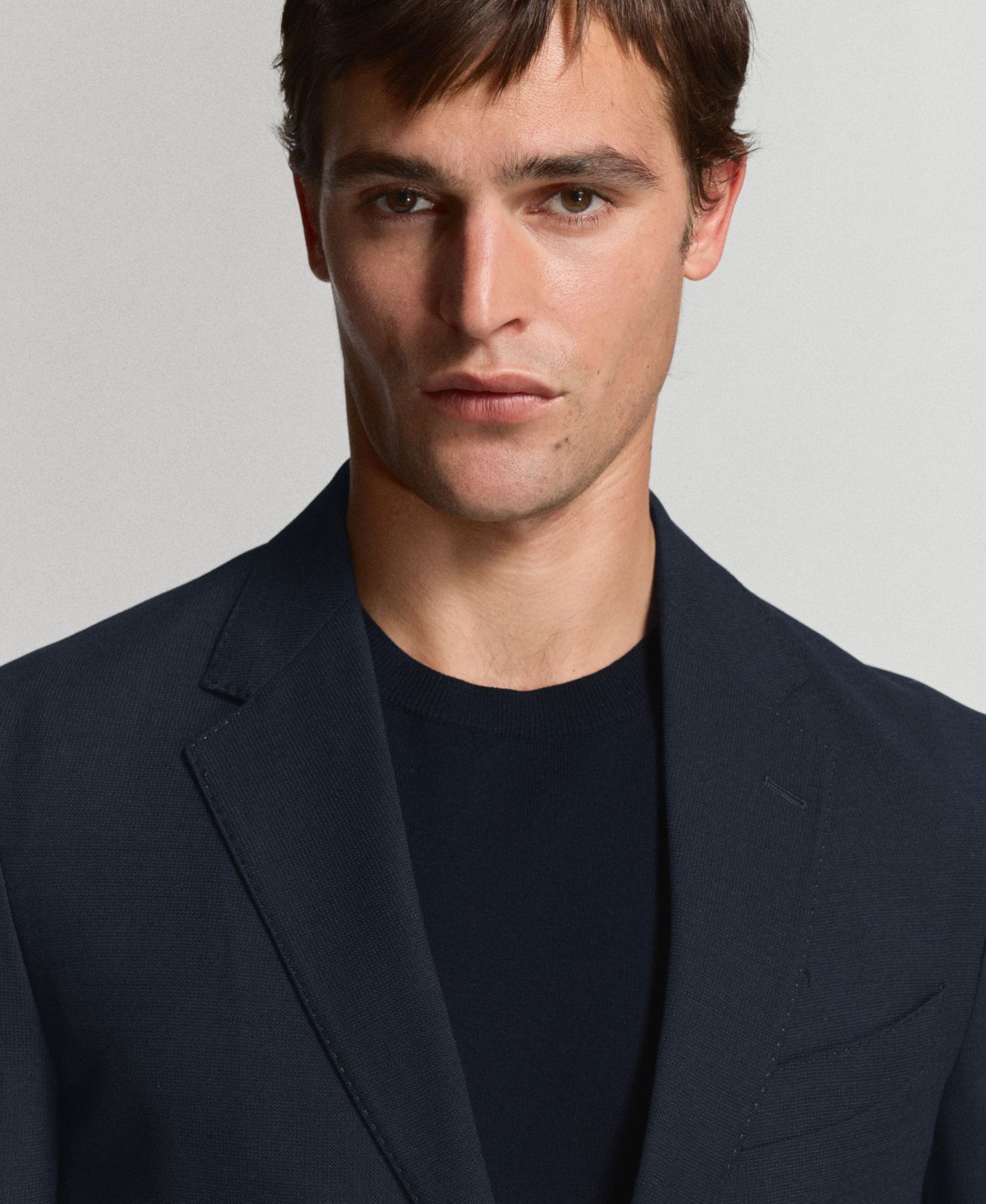 Мужской пиджак MANGO Pockets Slim-Fit Blazer, цвет: Тёмно-синий — фото 5