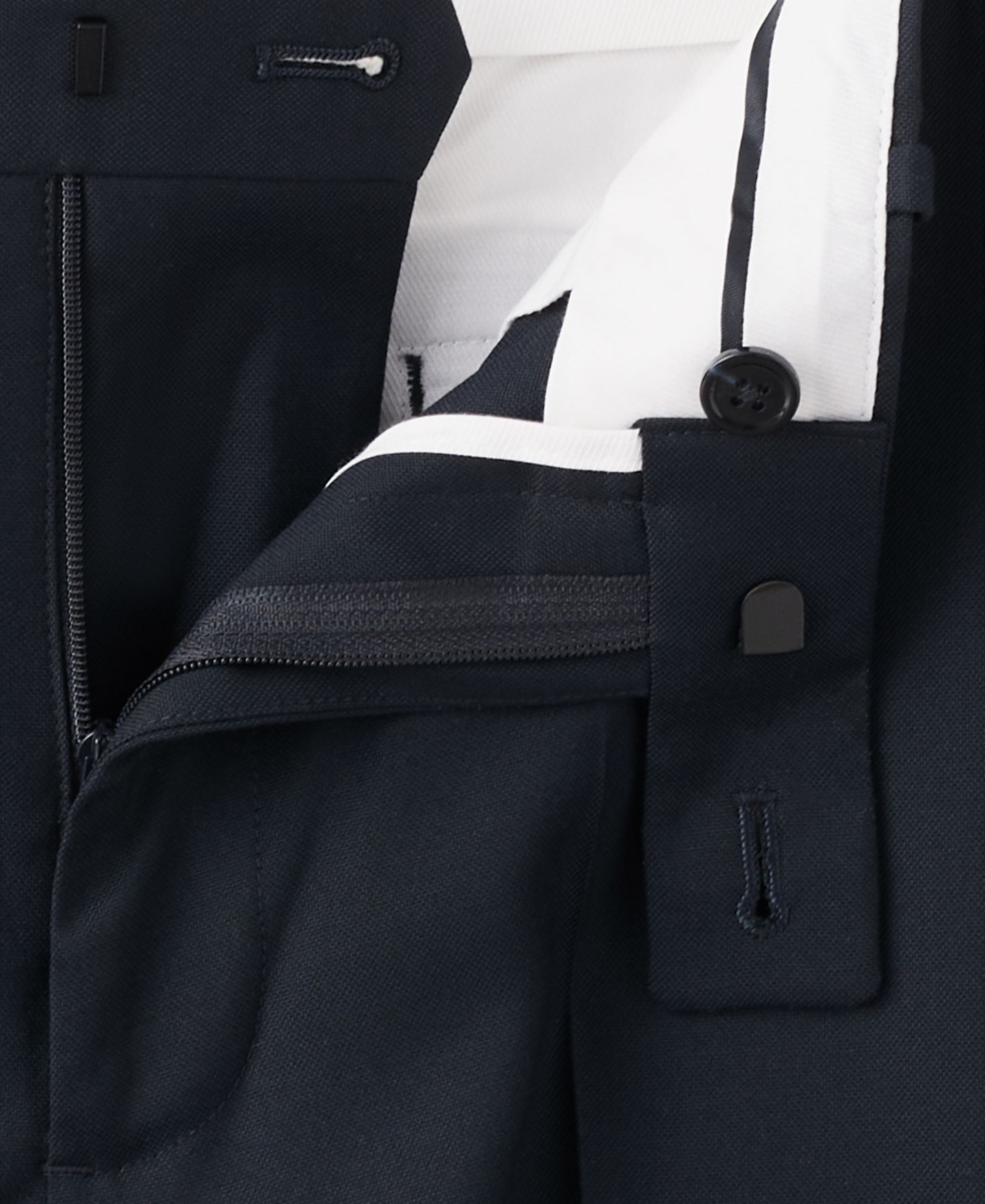 Мужские брюки MANGO Milan Slim-Fit Suit, цвет: Тёмно-синий — фото 3