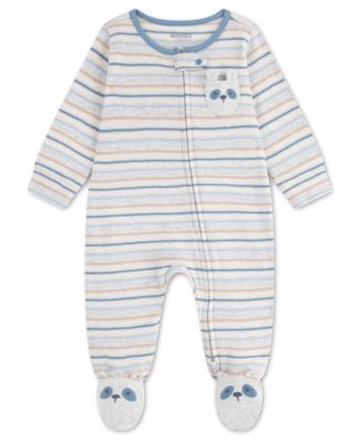 Baby Boys' Babywear Long-Sleeve Footed Coverall