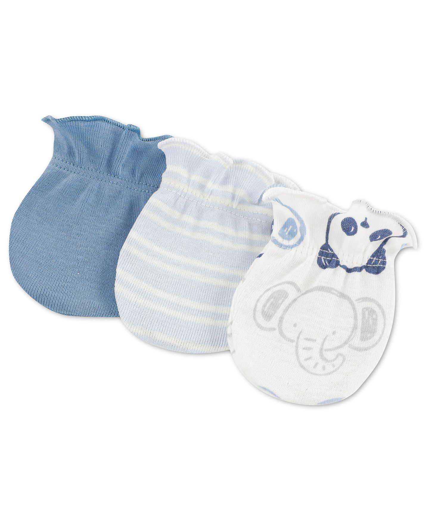 Перчатки Huggies Babywear Mittens, 3-Pack для мальчиков-малышей, цвет: Винтажный индиго — фото 3