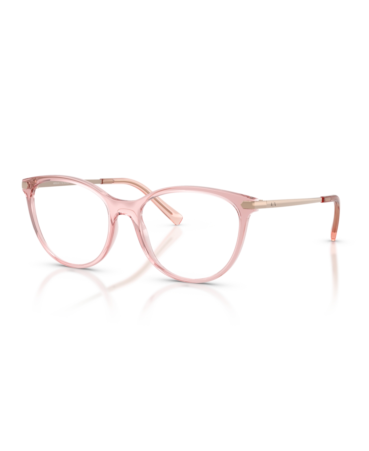 A|X Armani Exchange Women's Eyeglasses, AX3078 - Shiny Transparent Pink