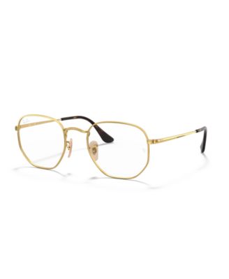 Unisex Hexagonal Optics Eyeglasses, RB6448