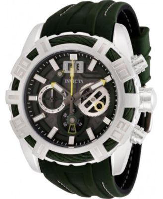 Men's 30298 Bolt Quartz Chronograph Transparent, Black Dial Watch