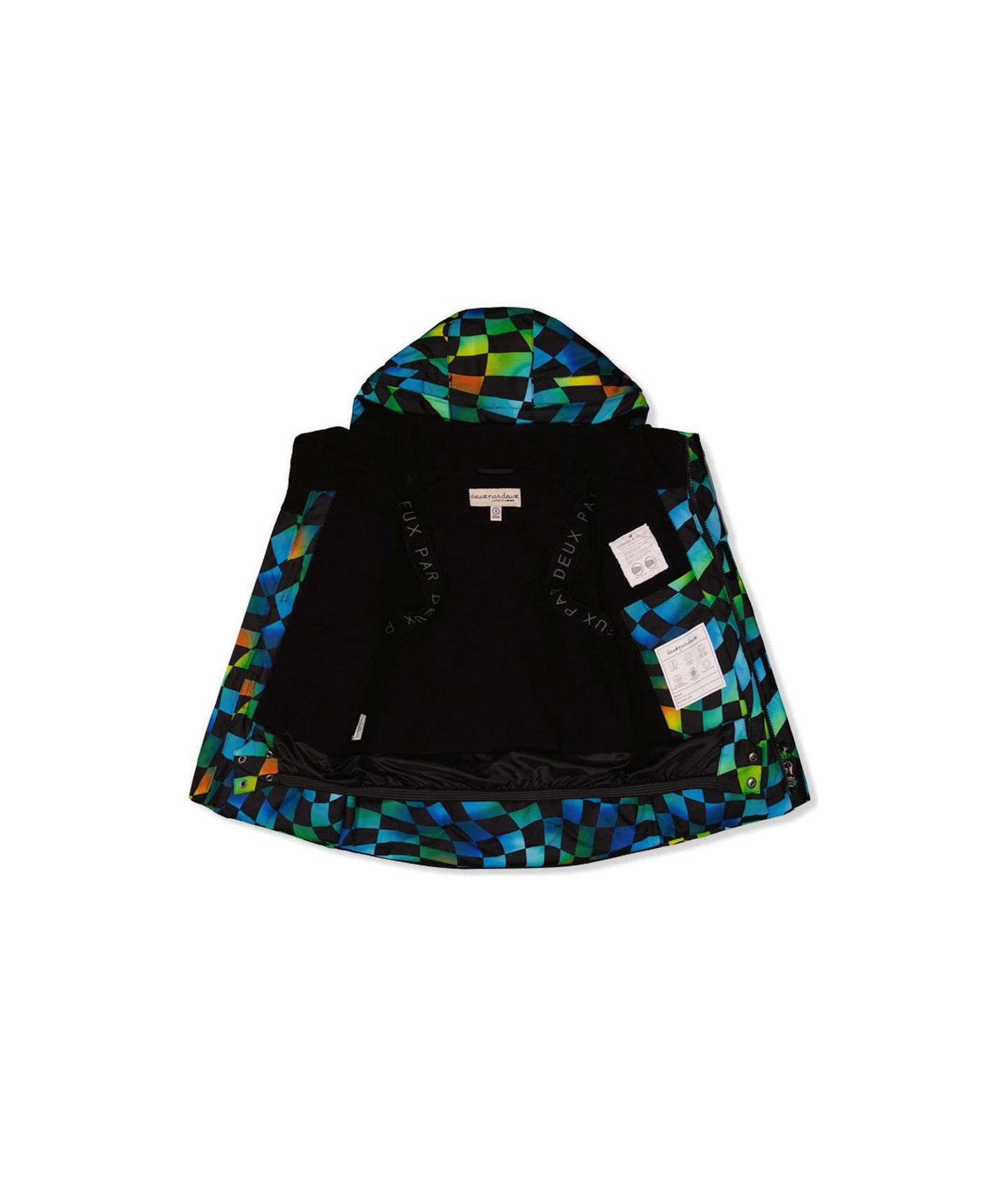 Брюки Deux par Deux Two Piece Play Snowsuit and Checkerboard with Pants для мальчиков, цвет: Зелёный / Жёлтый — фото 7