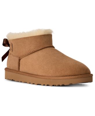 Women's Ultra Mini Bailey Bow Round Toe Booties
