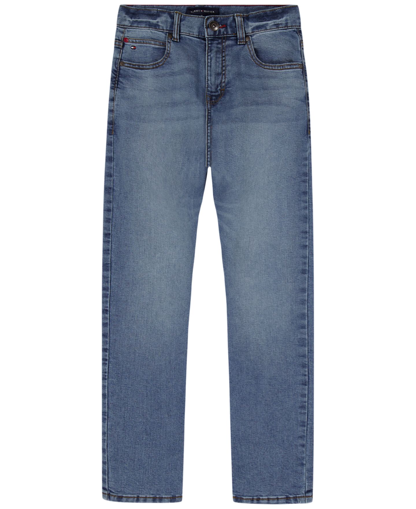 Джинсы Tommy Hilfiger Straight-Fit Stone Blue для мальчиков — фото 3