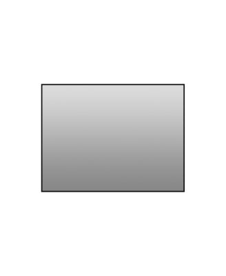 24 x 32 Inch Aluminum Framed Bathroom Mirror HD Copper Free Silver Wall Mirror Horizontal Vertical Hanging for Bathroom Entryway Dressing Room