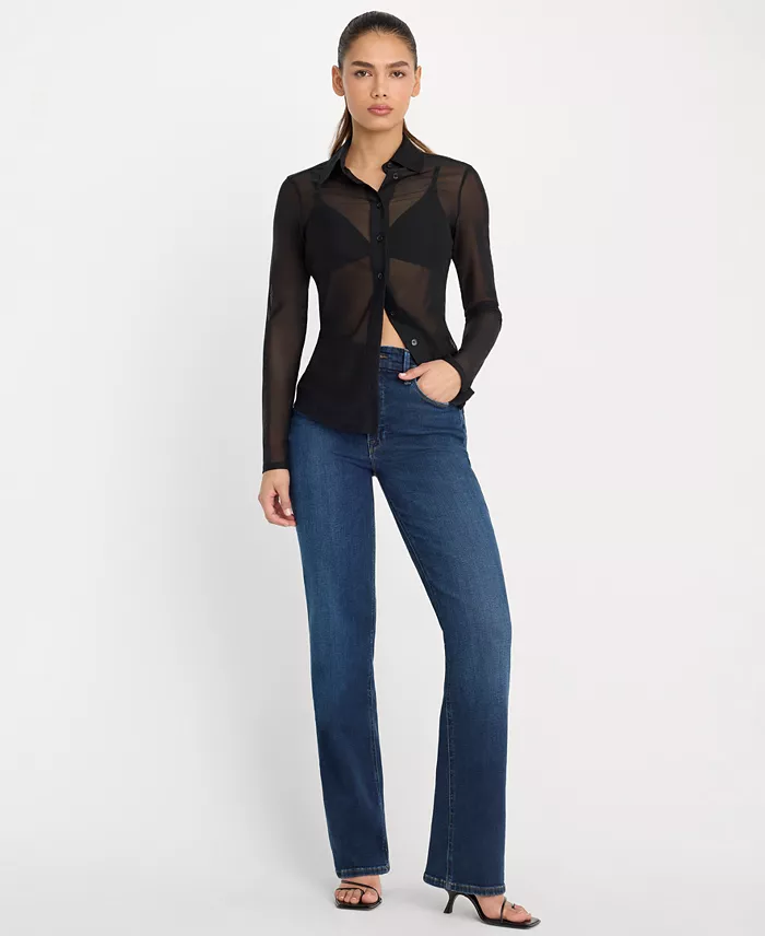 Women's Soft Tech Good True Straight-Fit Jeans, Regular & Plus Size - thumbnail 2