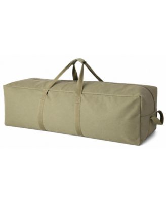 Extra Large Canvas Travel Duffle Bag Heavy Duty Sports Camping Storage Bag
