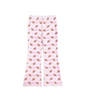 Toddler Girls 2T-4T Football Trellis Flare Legging