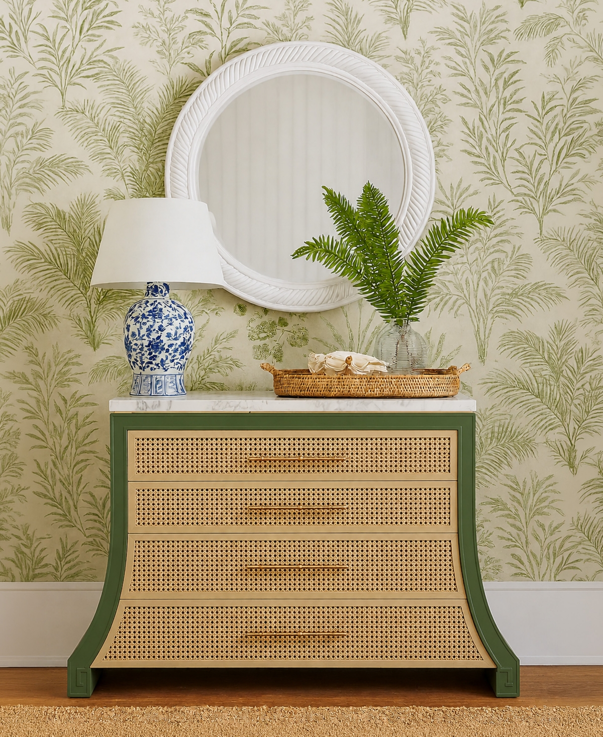 A.r.t. Furniture Eave 46" Marble Top Accent Chest