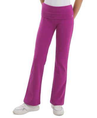 Girls' 7-16 French Terry Folded Waist Pants