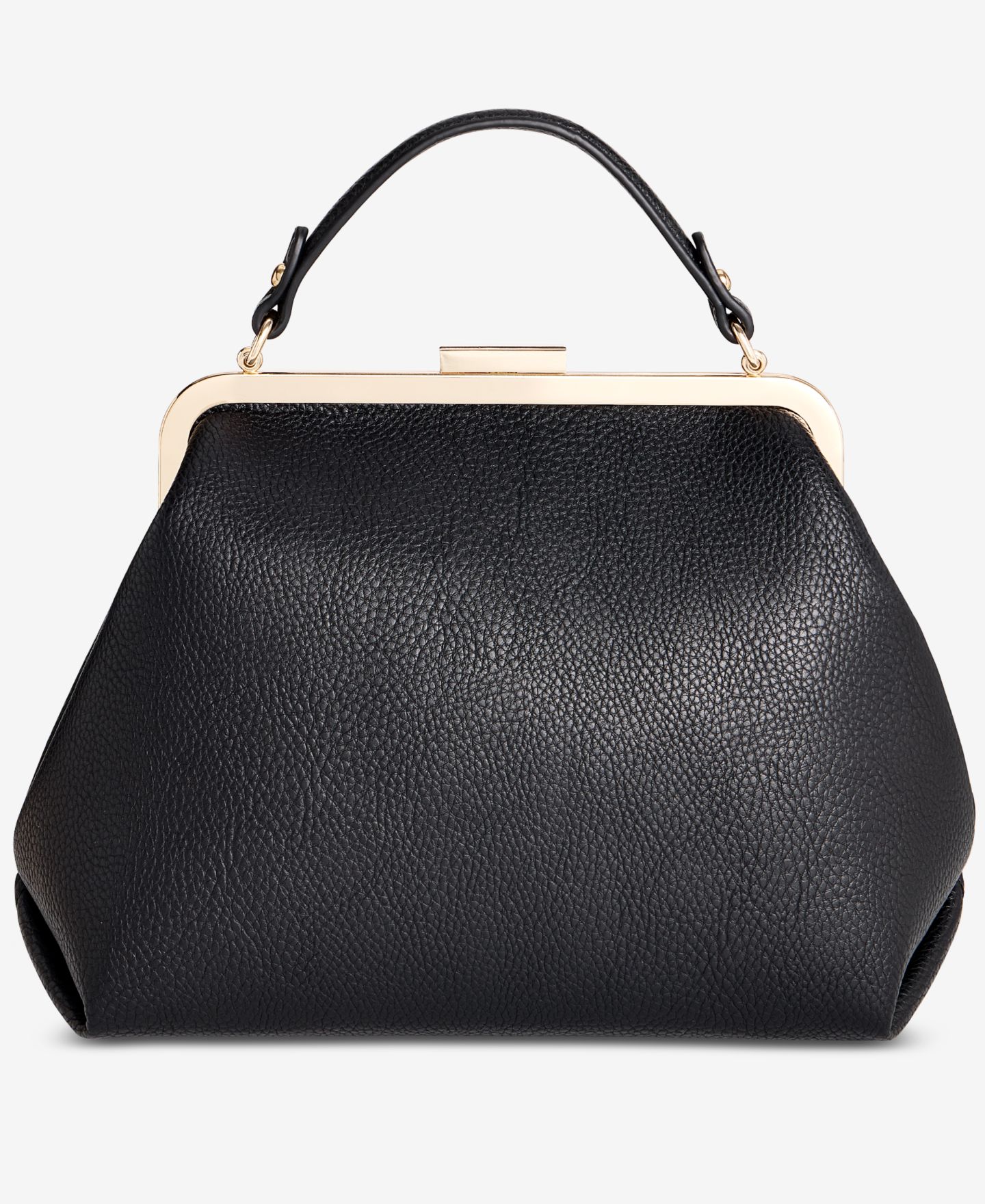 Женский клатч Giani Bernini Pebble Framed Clutch Crossbody, цвет: Чёрный — фото 5