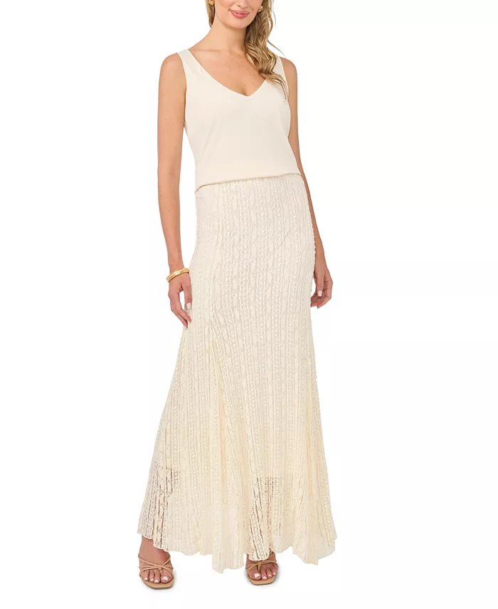 Women's Knit Godet Maxi Skirt - thumbnail 2