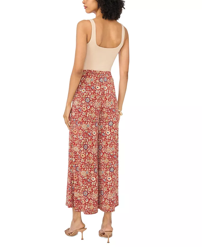 Women's Wide-Leg Pull-On Floral-Print Pants - thumbnail 5