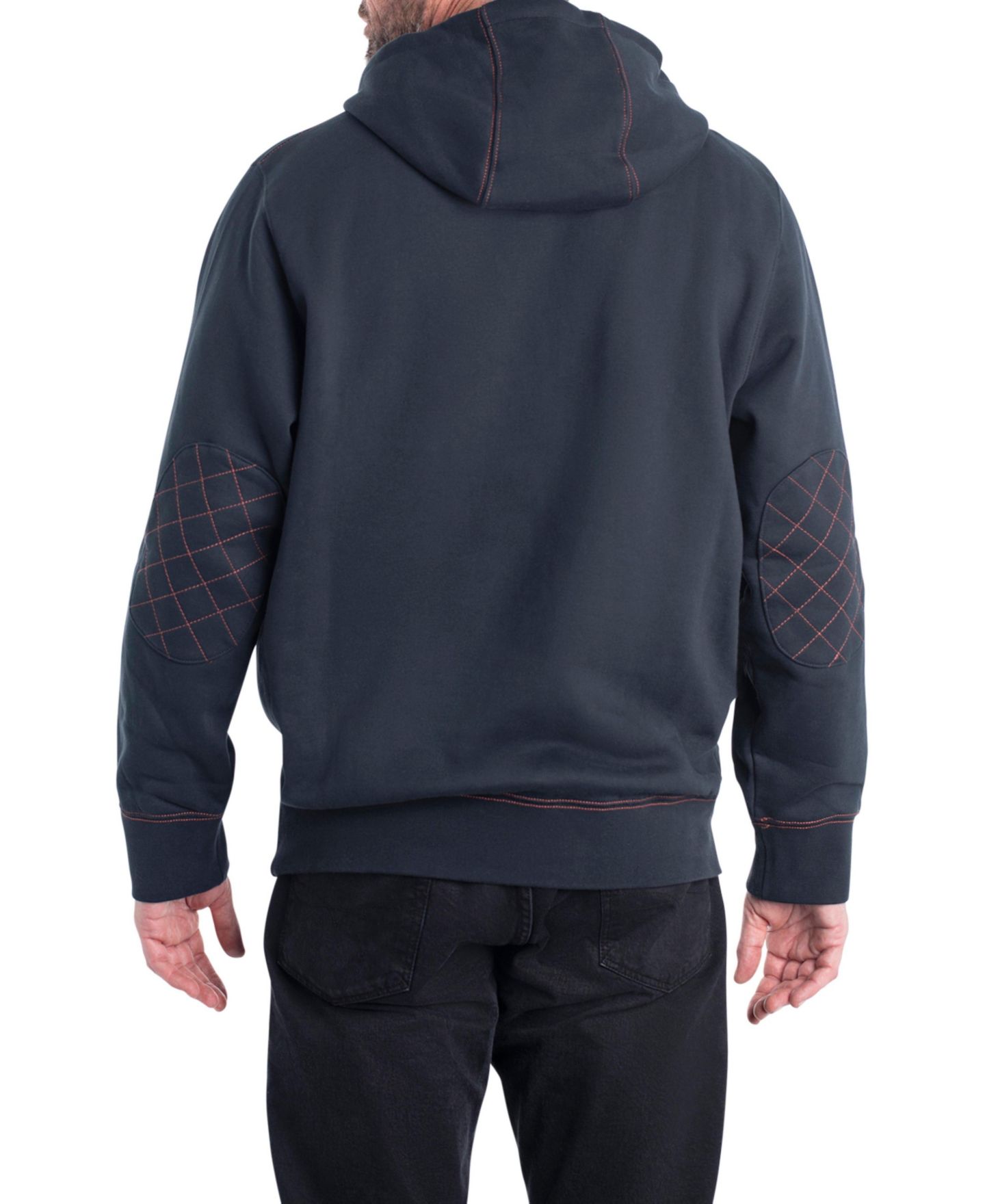 Мужское худи Legendary Whitetails Quarter Zip Heavyweight Hooded Long Sleeve, цвет: Чёрный — фото 2